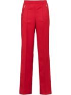 Prada Gabardine Trousers - Red