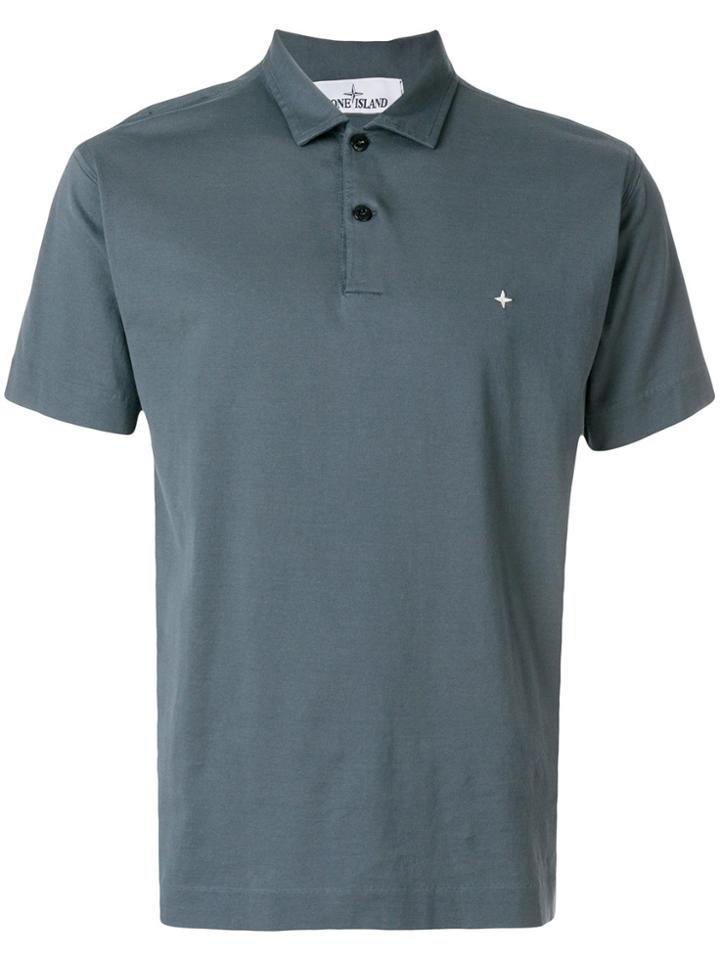 Stone Island Shortsleeved Polo Shirt - Grey