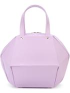 Pleats Please By Issey Miyake Small Structured Tote
