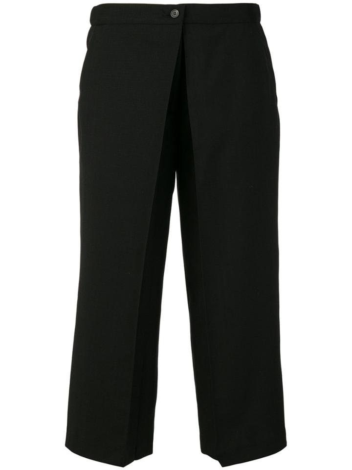 Aalto Cropped Trousers - Black