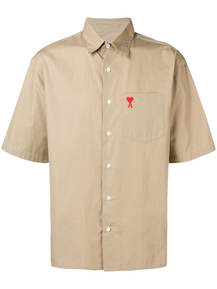 Ami Alexandre Mattiussi Ami De Caur Shirt - Neutrals