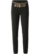 Moschino Logo Chain Trousers - Black