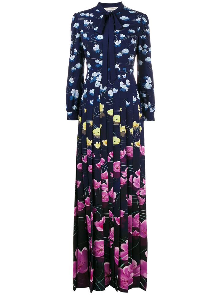 Mary Katrantzou Rainbow Lillies Evening Dress - Multicolour