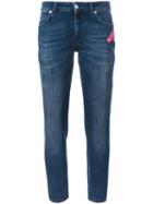 Versus Slim Fit Jeans, Women's, Size: 28, Blue, Cotton/spandex/elastane/polyester