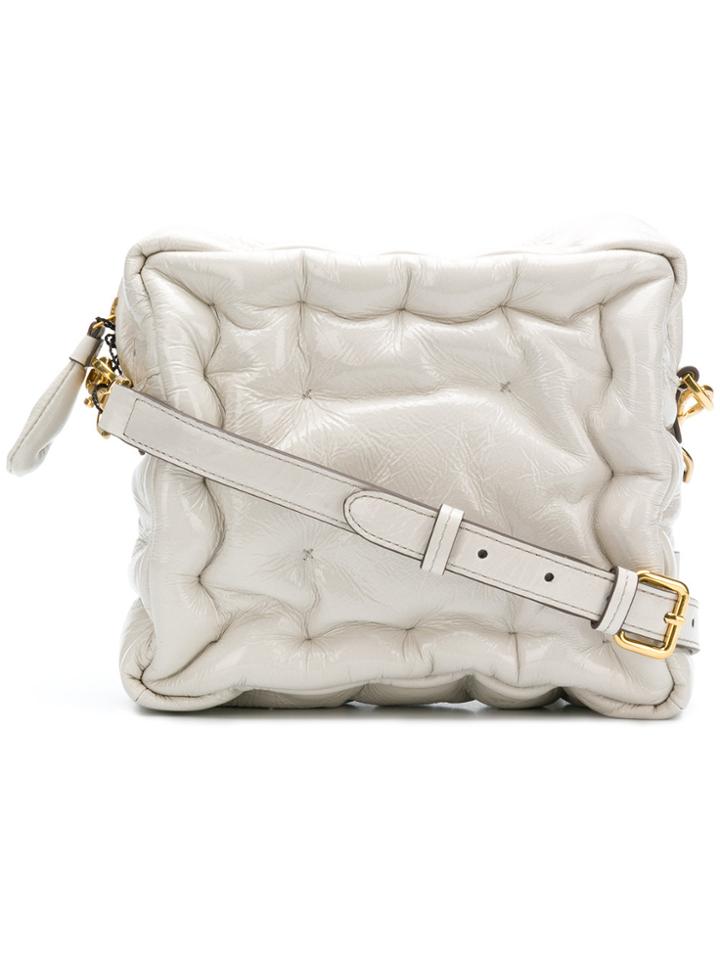 Anya Hindmarch Chubby Cube Crossbody - White