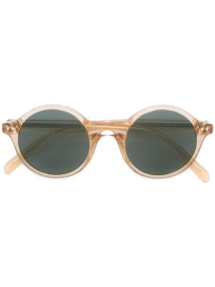 Céline Eyewear Round Transparent Sunglasses - Yellow & Orange