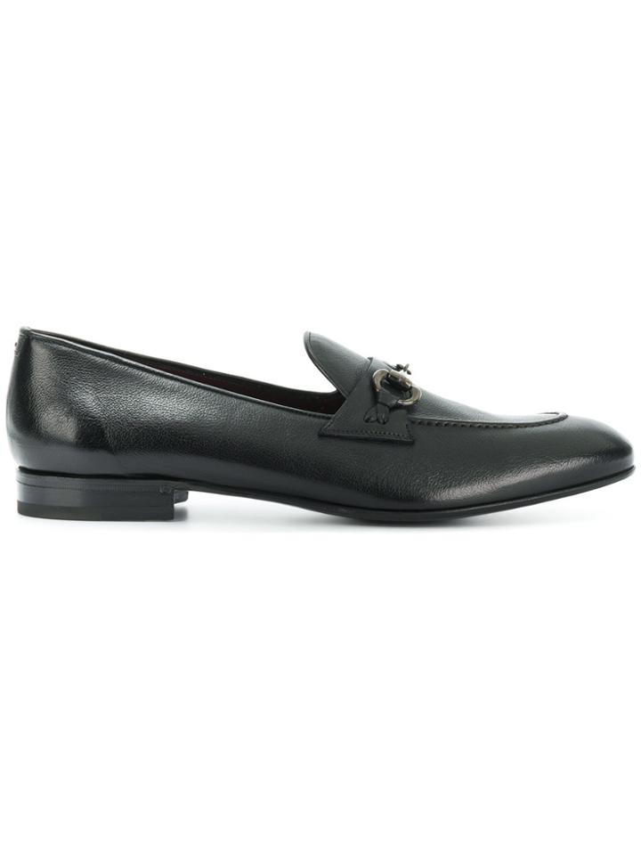 Lidfort Buckled Slippers - Black