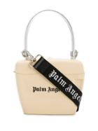 Palm Angels Small Logo Tote Bag - Neutrals