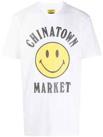 Chinatown Market Branded T-shirt - White