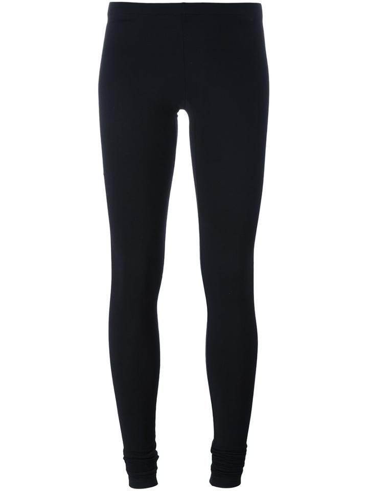 Rick Owens Lilies Classic Leggings, Women's, Size: 44, Black, Nylon/spandex/elastane/viscose