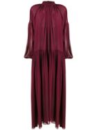 Stella Mccartney Oversized Sheer Dress - Red