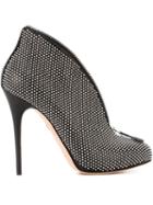 Alexander Mcqueen Studded Booties, Women's, Size: 39, Black, Leather/metal