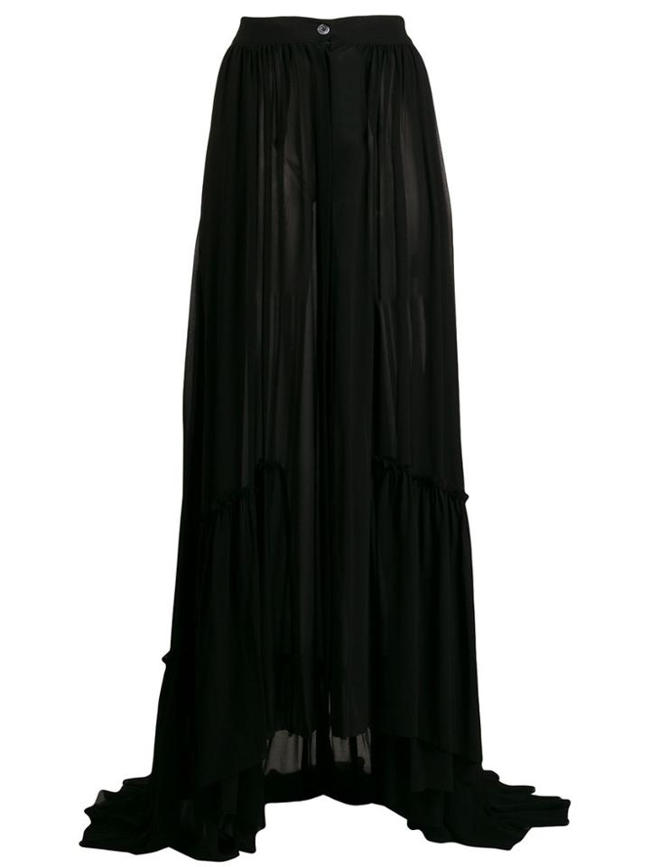 Ann Demeulemeester Front Button Skirt - Black