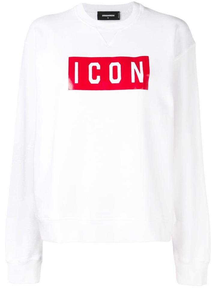 Dsquared2 Icon Sweater - White