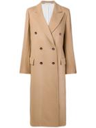 Joseph Long Double Breasted Coat - Nude & Neutrals