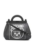Moschino Teddy Label Tote Bag - Black