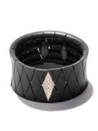 Roberto Demeglio 18kt Rose Gold Diva Ceramic And Diamond Cuff - Black