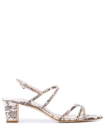 Manolo Blahnik Amata 50mm Sandals - Black