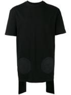 D.gnak Rear Slit Layer T-shirt, Men's, Size: 50, Black, Cotton