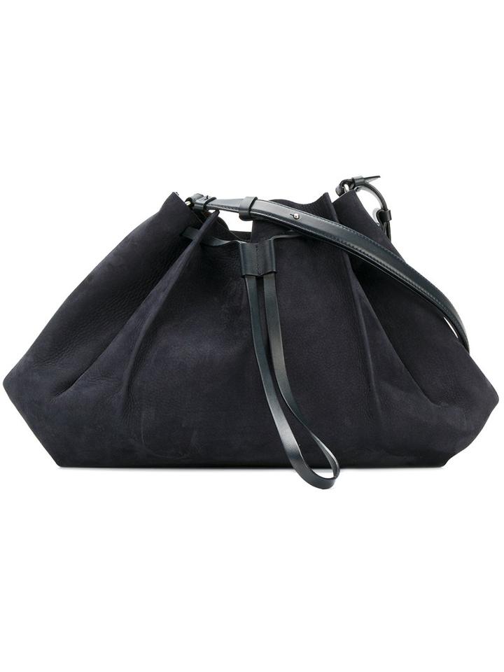 Maison Margiela - Structured Small Tote Bag - Women - Leather - One Size, Blue, Leather