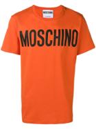 Moschino Logo Print T-shirt - Orange