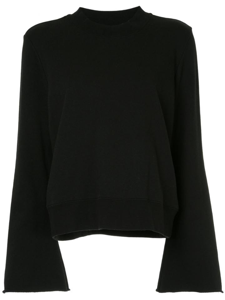 Nobody Denim Belle Sweat Coal - Black