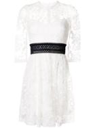 Three Floor Weiss Empire Dress - White