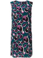 Aspesi Apple Print Dress - Blue