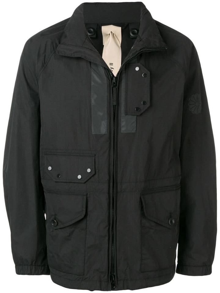 Ten C Front Zipped Jacket - Black
