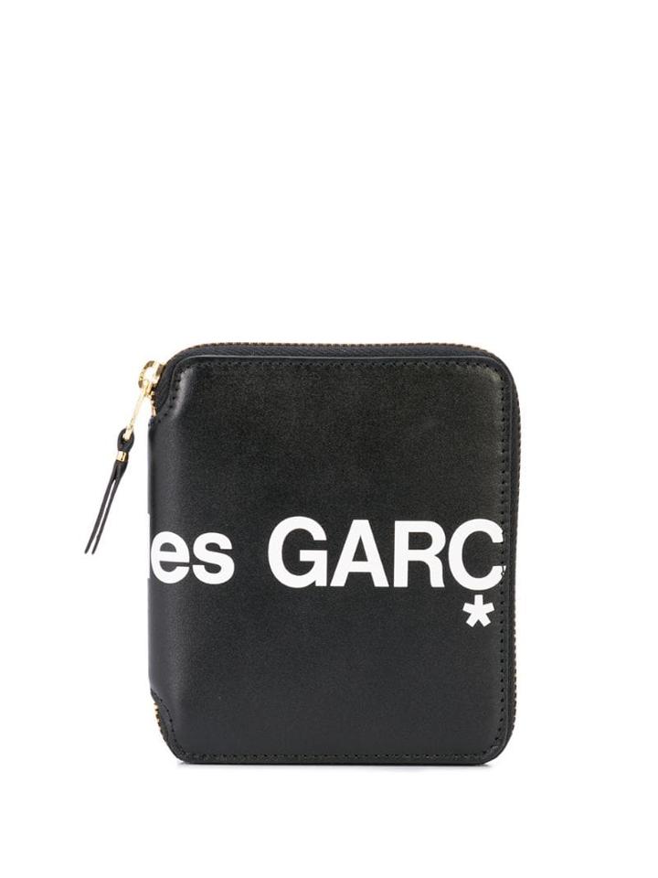 Comme Des Garçons Play Zip Around Wallet - Black