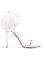 Aquazzura Lily Of The Valley Sandals - White