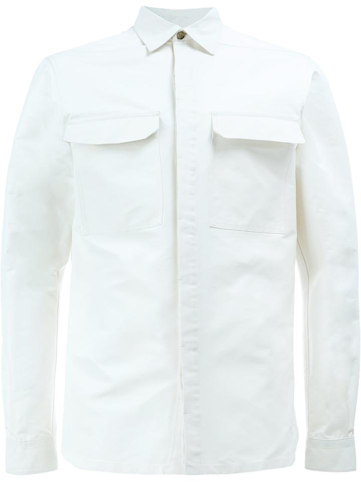 Rick Owens Denim Jacket - White