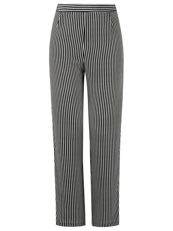 Andrea Marques High-waisted Trousers, Women's, Size: 36, Black, Silk