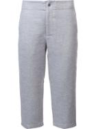 Co Capri Trousers, Women's, Size: Medium, Grey, Silk/wool