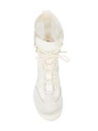 11 By Boris Bidjan Saberi Mesh Lace-up Boots - White