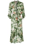 Adriana Degreas Long Sleeved Dress - Green