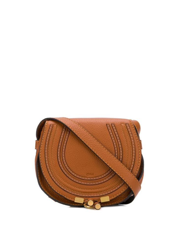 Chloé Small Marcie Crossbody Bag - Brown