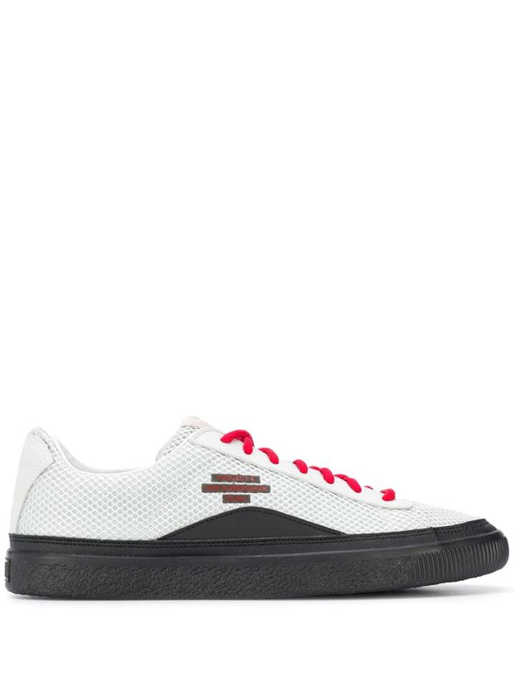 Puma Contrast Lace-up Sneakers - Grey