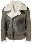 Neil Barrett Fur-lined Jacket - Brown