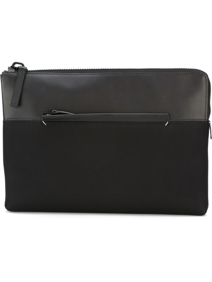 Troubadour Fabric & Leather Pouch