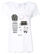 Liu Jo Fashion Closet Print T-shirt - White