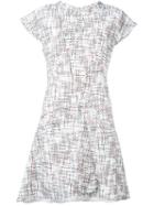 Chanel Vintage Cap Sleeve Tweed Dress, Women's, Size: 40, White