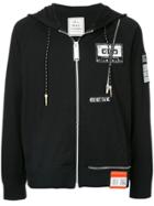 Maison Mihara Yasuhiro Hooded Patch Jacket - Black