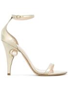 Nicholas Kirkwood 105mm Penelope Pearl Sandals - Metallic