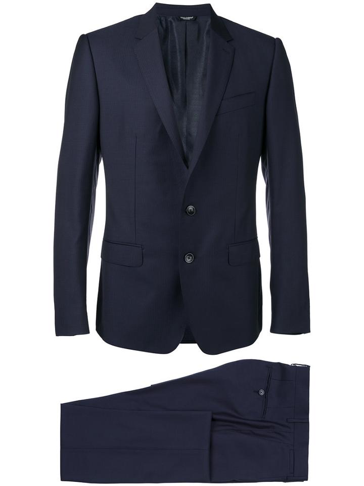Dolce & Gabbana - Formal Suit - Men - Acetate/cupro/viscose/virgin Wool - 48, Blue, Acetate/cupro/viscose/virgin Wool