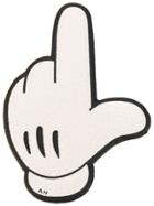 Anya Hindmarch Hand Sticker - Grey