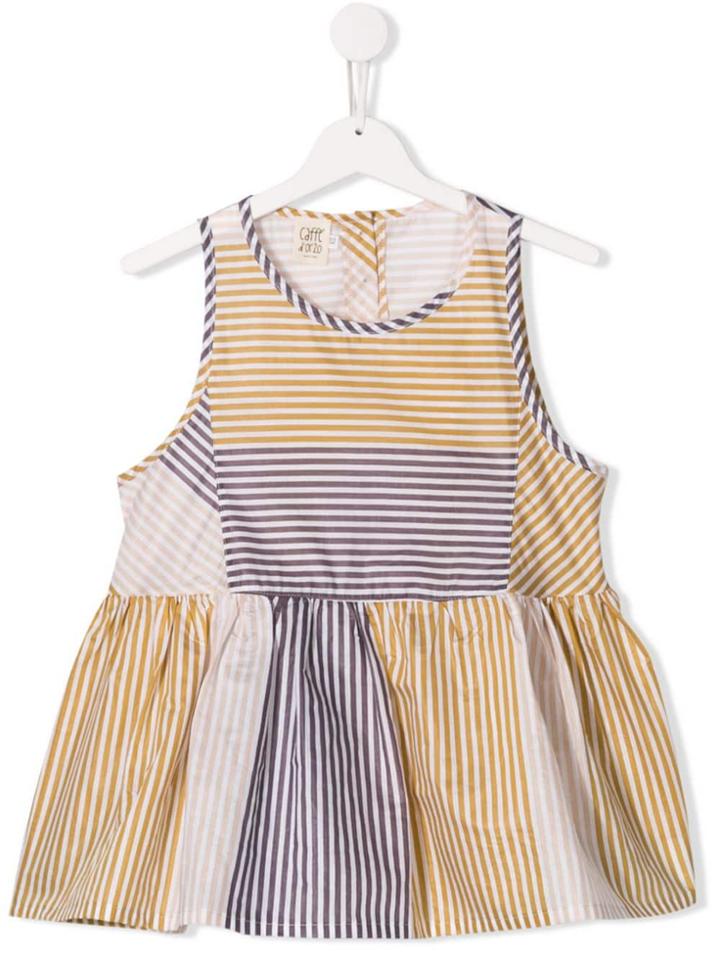 Caffe' D'orzo Striped Dress - Yellow