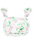 Rosie Assoulin Ruffled Bandeau Top - White