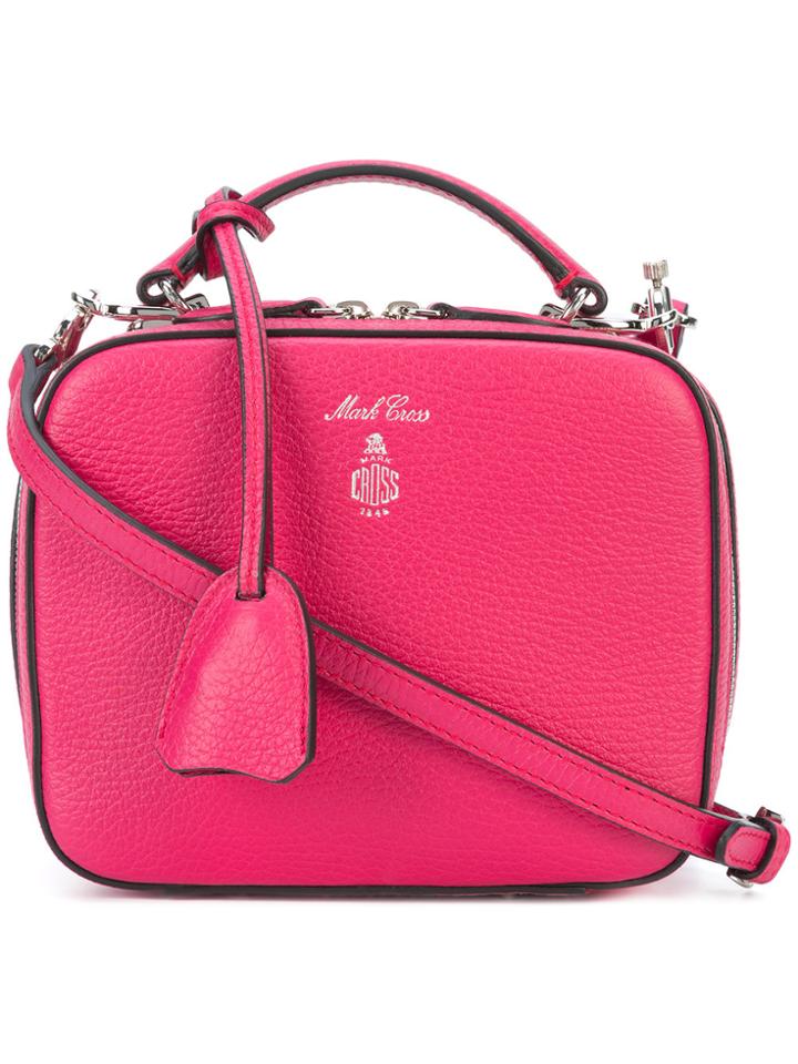 Mark Cross Zip Around Crossbody Bag - Pink & Purple