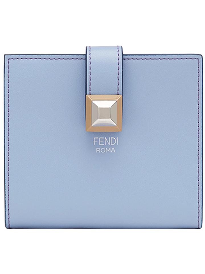 Fendi Studded Cardholder - Blue